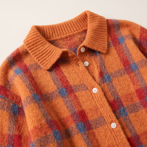 ROUSSEL PARIS | Cardigan tricoté à carreaux