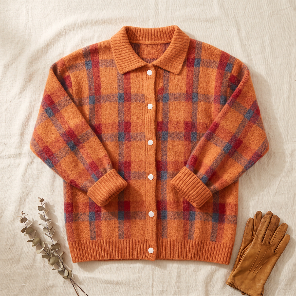ROUSSEL PARIS | Cardigan tricoté à carreaux
