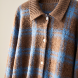 ROUSSEL PARIS | Cardigan tricoté à carreaux