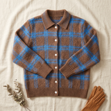 ROUSSEL PARIS | Cardigan tricoté à carreaux