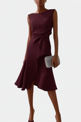 ROUSSEL PARIS | Robe Midi Asymétrique Drapée