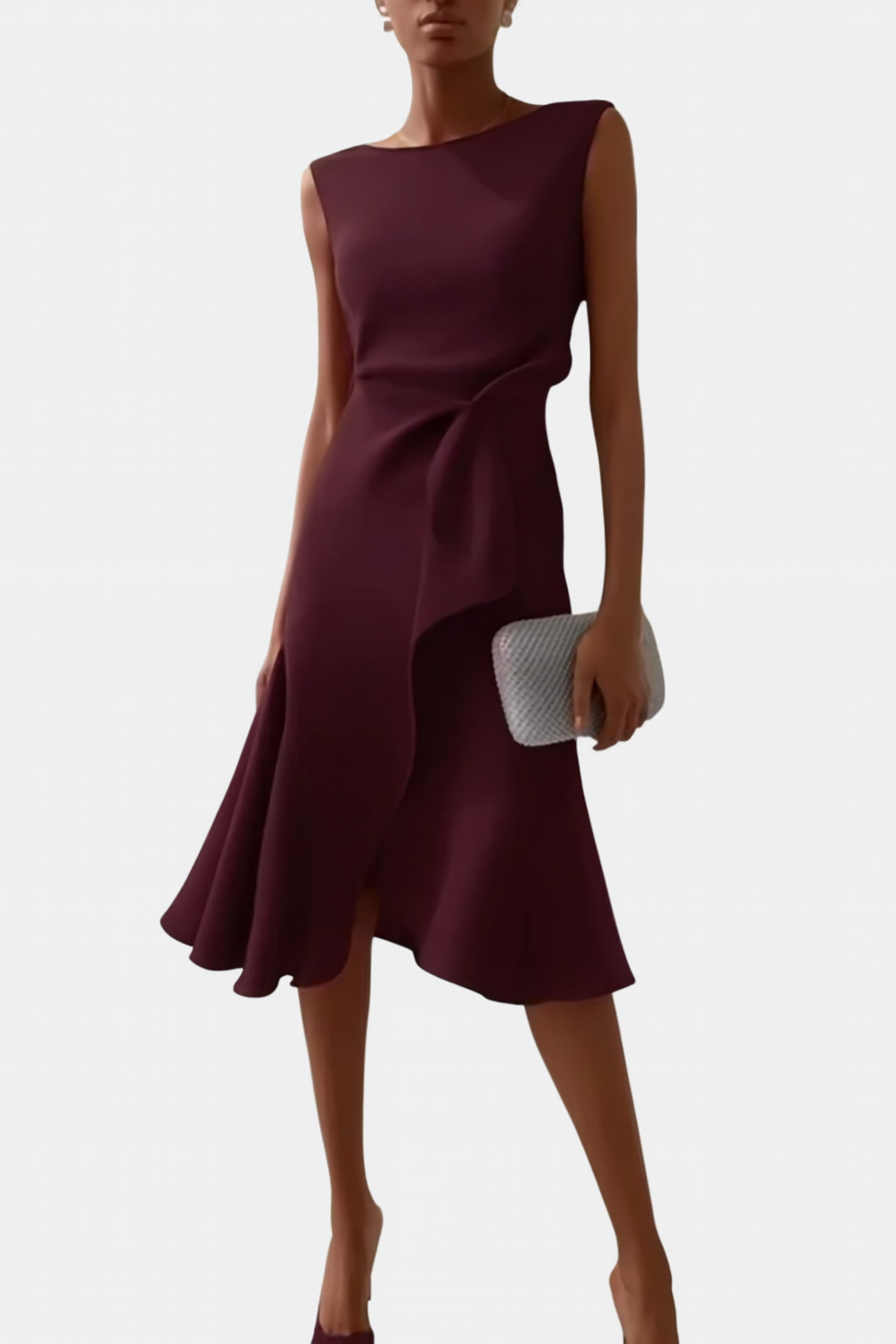 ROUSSEL PARIS | Robe Midi Asymétrique Drapée