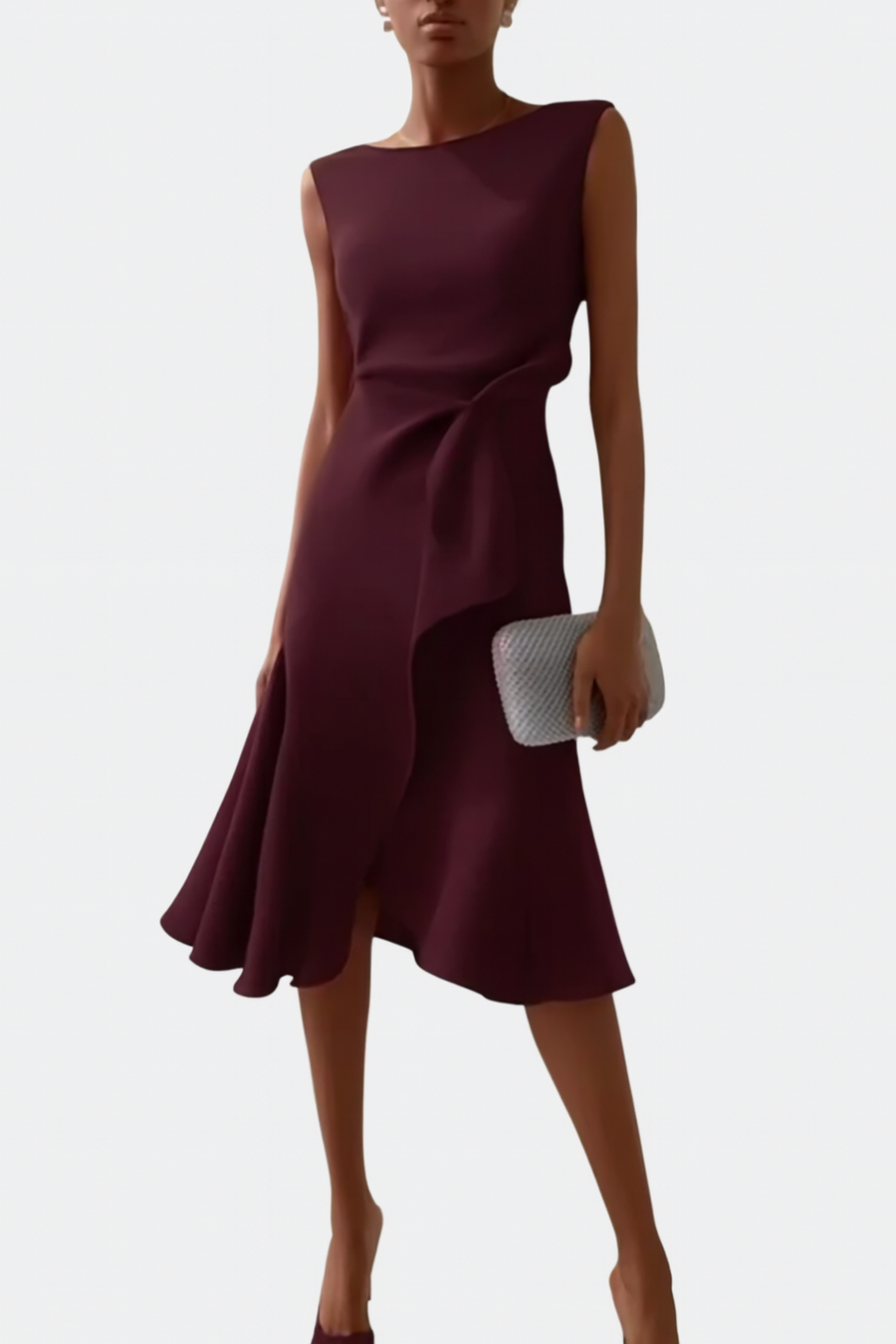 ROUSSEL PARIS | Robe Midi Asymétrique Drapée