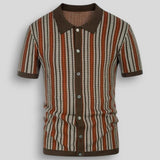 ROUSSEL PARIS | POLO MAILLE CHEVRON POUR HOMME