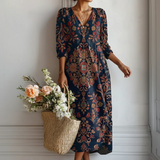 MOREAU LYON | ROBE IMPRIMÉE BOHO POUR FEMME