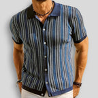 LAURENT MONACO | POLO MAILLE CHEVRON POUR HOMME