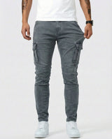 ROUSSEL PARIS | Pantalon Cargo Marine Élastique