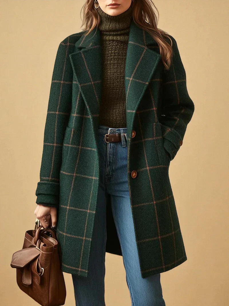 ROUSSEL PARIS | MANTEAU À CARREAUX POUR FEMMES