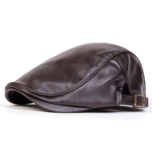 ROUSSEL PARIS | Casquette plate en cuir
