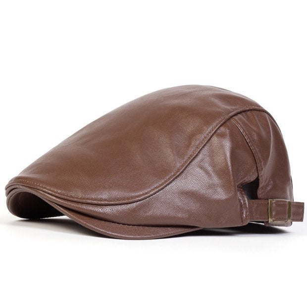 ROUSSEL PARIS | Casquette plate en cuir