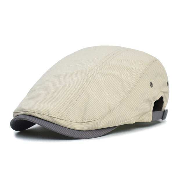 ROUSSEL PARIS | Casquette en coton à fines rayures