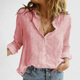 ROUSSEL PARIS | Chemise en lin boutonnée col à revers femme