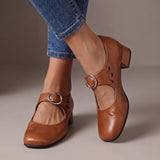 ROUSSEL PARIS | Babies en Cuir à Talon Véronique