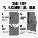 ROUSSEL PARIS | Pull en maille gaufré à demi-zip - détails