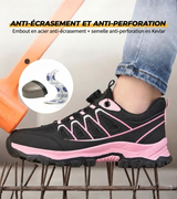 ROUSSEL PARIS | Chaussures de sécurité S3 pour femme – embout en acier anti-écrasement, semelle anti-perforation en Kevlar