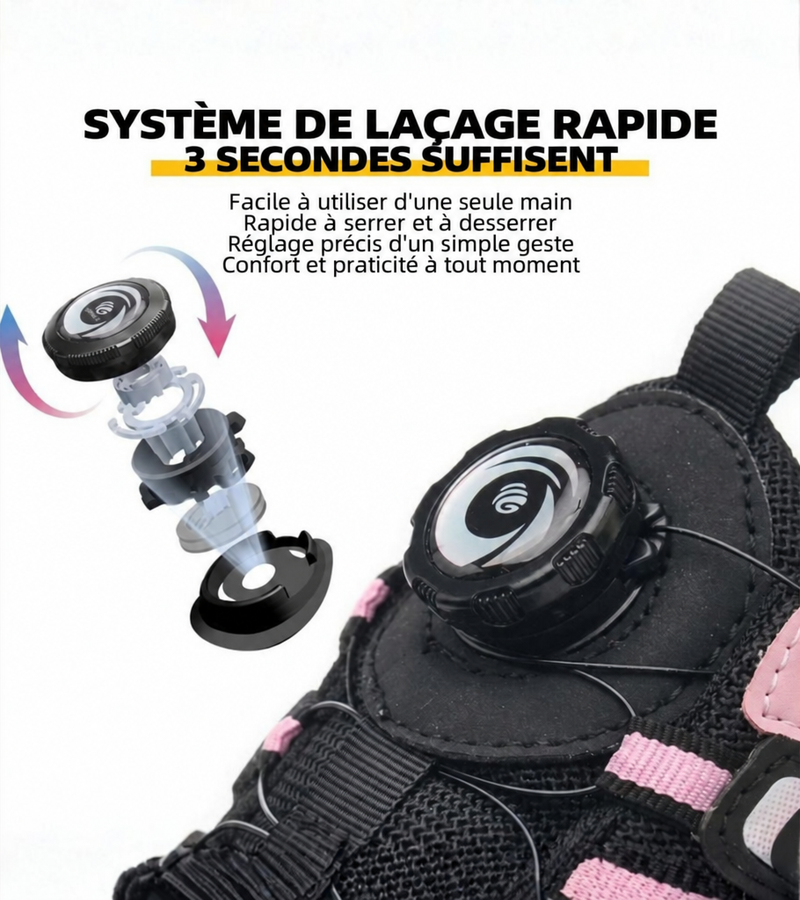 ROUSSEL PARIS | Chaussures de sécurité S3 pour femme – laçage rapide, 3 secondes suffisent