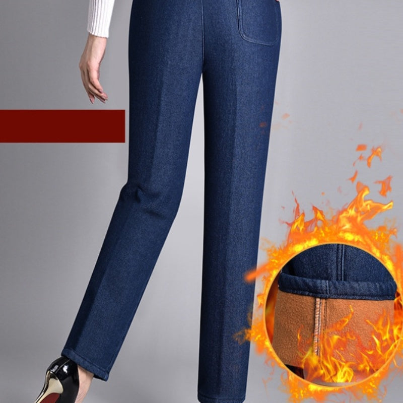 ROUSSEL PARIS | Jean femme avec poches latérales et taille élastique