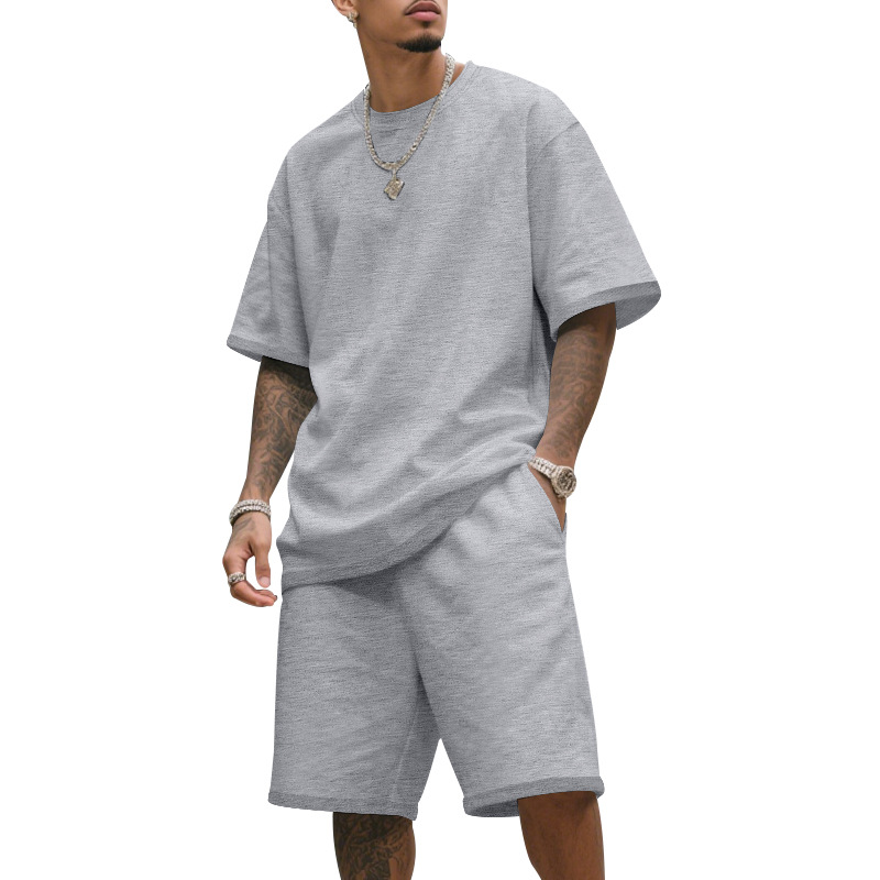 ROUSSEL PARIS | 👕 50% DE RÉDUCTION ! 🔥 Ensemble Loisirs Homme – T-Shirt & Short – Confortable & Respirant – Parfait pour les Journées Chaudes, le Sport ou la Plage – Look Décontracté 2 Pièces 🩳
