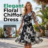 ROUSSEL PARIS | Robe en mousseline élégante à fleurs pour femme