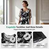 ROUSSEL PARIS | Robe en mousseline élégante à fleurs pour femme