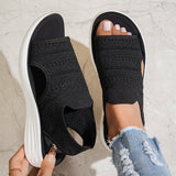 ROUSSEL PARIS | Sandales en Tricot Respirant à Plateforme