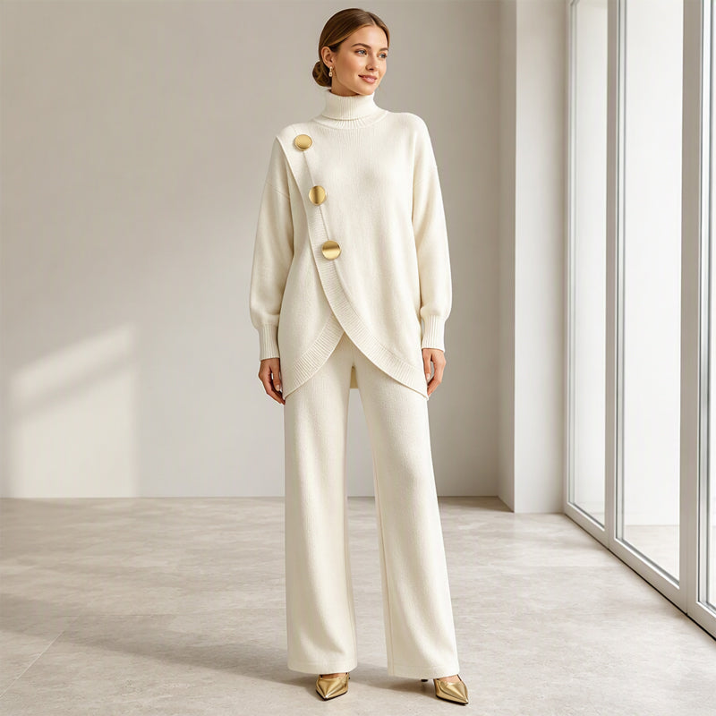 ROUSSEL PARIS | Ensemble en maille col roulé et pantalon large