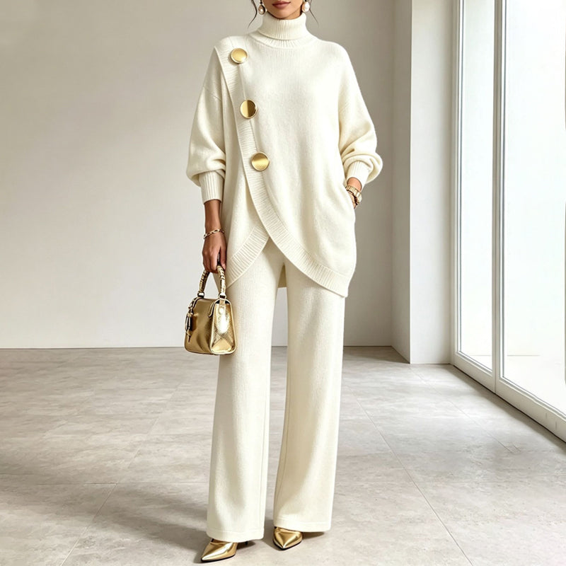ROUSSEL PARIS | Ensemble en maille col roulé et pantalon large