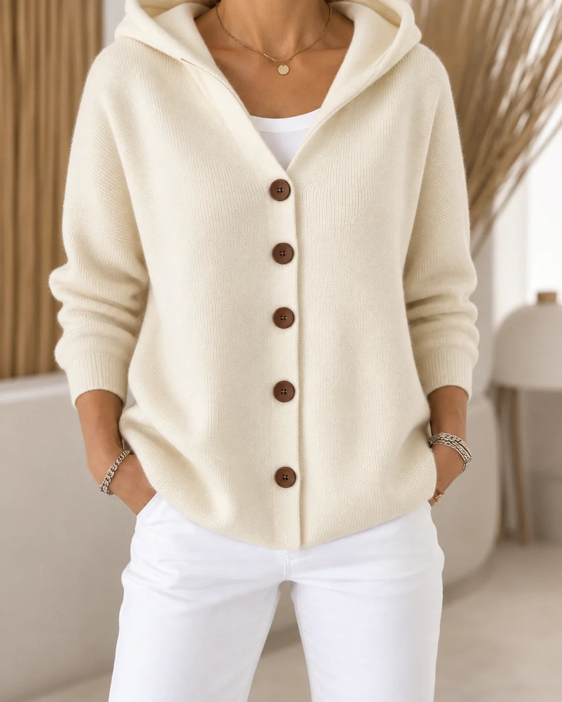 ROUSSEL PARIS | Cardigan léger à capuche