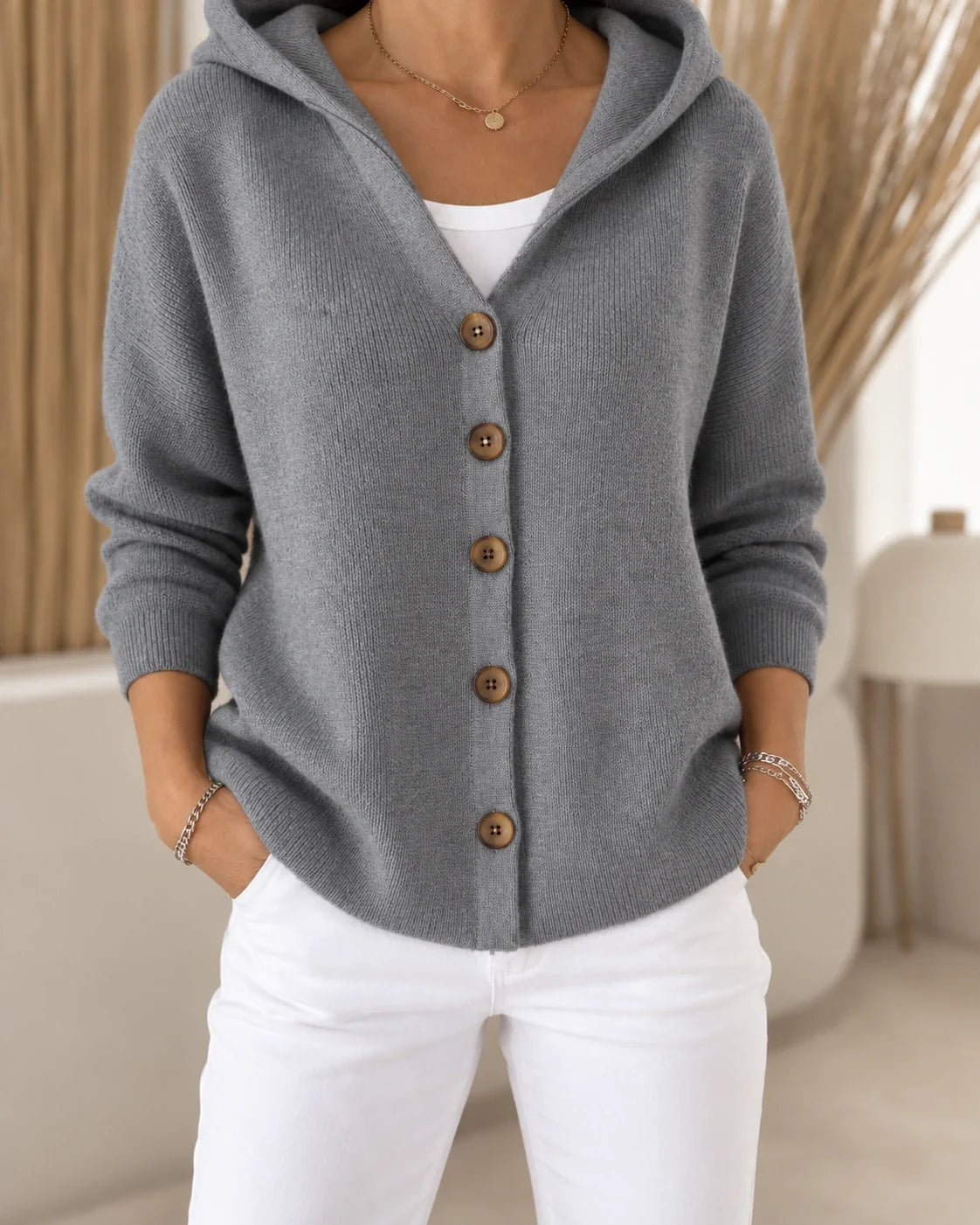 ROUSSEL PARIS | Cardigan léger à capuche