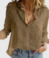 ROUSSEL PARIS | Chemise en lin boutonnée col à revers femme