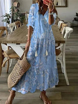 MOREAU LYON | ROBE MIDI BOHO POUR FEMMES