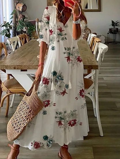 ROUSSEL PARIS | ROBE MIDI BOHO POUR FEMMES