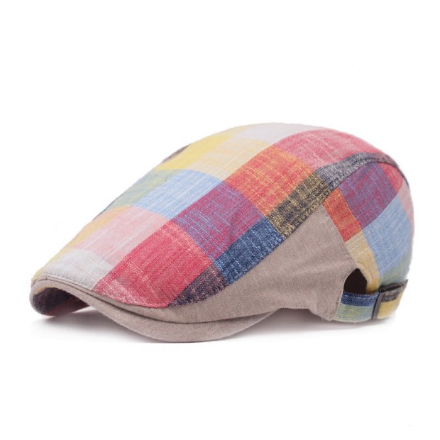 ROUSSEL PARIS | Casquette vintage à carreaux