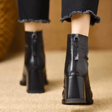 ROUSSEL PARIS | Bottines en cuir à talon moyen