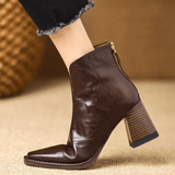 ROUSSEL PARIS | Bottines en cuir à talon moyen